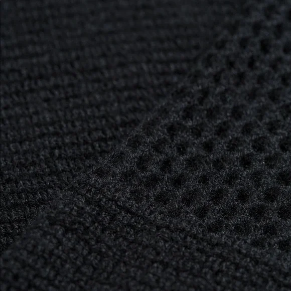 NWOT Lululemon Padma Scarf black merino wool shawl wrap shrug - Picture 5 of 8